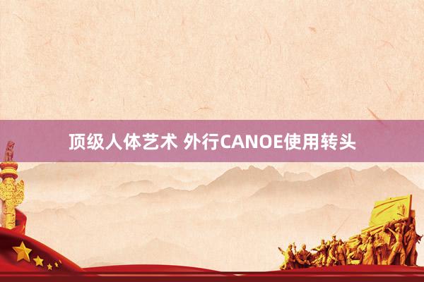 顶级人体艺术 外行CANOE使用转头