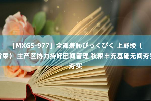 【MXGS-977】全裸羞恥ぴっくぴく 上野綾（雪菜） 主产区协力持好田间管理 秋粮丰充基础无间夯实