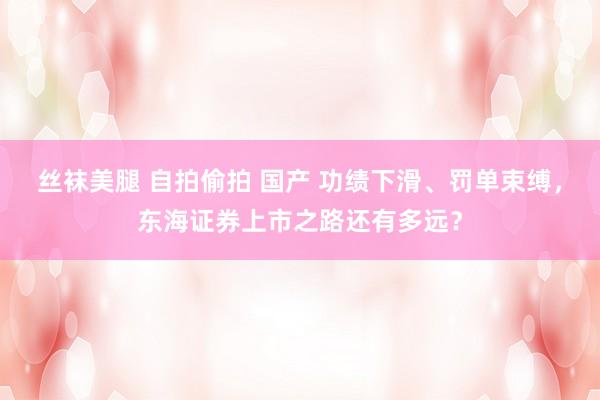 丝袜美腿 自拍偷拍 国产 功绩下滑、罚单束缚，东海证券上市之路还有多远？